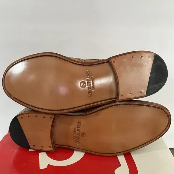 Grenson Sharp Boots Men US 12 UK 11 Brown Tan Leather Antique